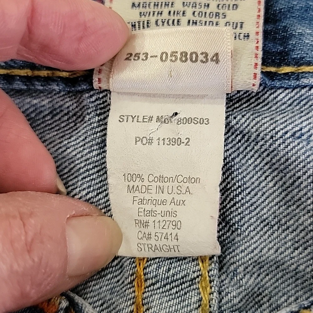 Vintage True Religion Straight Jeans sz29 BinC